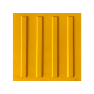 Dalles tactiles en caoutchouc 30x30cm pour applications routières - Surface de suivi pour personnes à mobilité réduite - Product Image 1