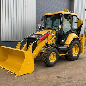 Chargeuse-pelleteuse CAT 428F d'occasion en excellent état avec composants essentiels : boîte de vitesses, pompe, moteur - Product Image 1