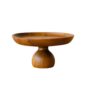 Wholesale Eco-Friendly Wooden Tableware <b>Cake</b> Display Stand Rounded Top Single <b>Tier</b> Decorative Purpose - Product Image 5