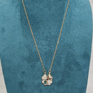 New Design 14K Gold Plated Brass Chain Pendent Skin-Friendly and Sweat-Proof <b>Indian</b> Jewellery Accessories Silver Plated - Product Image 3