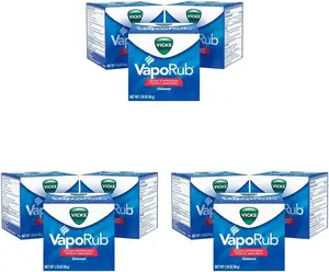 Vicks VapoRub, мазь для протирания грудной клетки, 1,76 унция (упаковка из 9 штук)