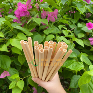 Wholesale Biodegradable Bamboo <b>Straws</b> Bamboo <b>Straw</b> <b>Reusable</b> High Quality Bamboo Customize Logo Made in Vietnam From Eco2go - Product Image 3