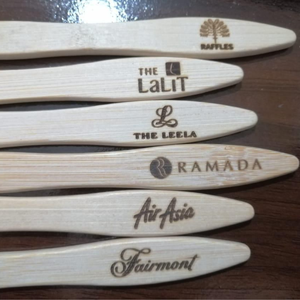 2025 Latest 100% Eco-friendly Bamboo Wooden <b>Toothbrush</b> BPA-Free Soft Bristle Charcoal <b>Toothbrush</b> with Private Label Orthodontic - Product Image 2