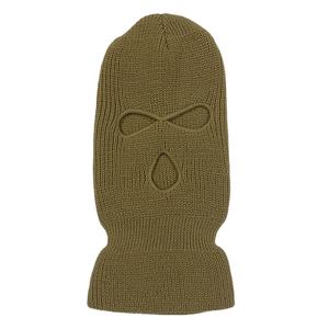 Bonnet de masque de ski de moto à 3 trous en tricot avec broderie de logo personnalisé pour la pêche, le cyclisme, les autres sports de plein air - Product Image 4