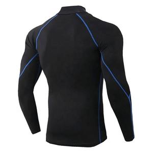 Rash Guard personnalisé à manches longues pour hommes Surf BJJ MMA Jiu Jitsu Compression Shirt Mens Grappling Rash Guard Sportswear - Product Image 4