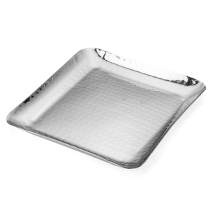 Plateau de service fini argent brillant avec poignées en métal plateaux en aluminium plateau de service décoratif de nourriture de vente chaude pour la cuisine - Product Image 2