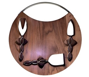 Plateau à fromage rond en bois d'acacia de qualité supérieure, fait à la main, durable, prix de gros abordable - Product Image 6