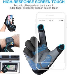 Guantes de ciclismo personalizados para niños-Guantes de pesca de esquí al aire libre con pantalla táctil y detección de agujas - Product Image 2