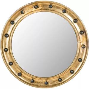 Latest <b>Gold</b> Plated Brass Wall <b>Mirror</b> <b>Round</b> New Metal Home Decor <b>Round</b> Pattern Glass Wall <b>Mirror</b> Wholesale Price Available - Product Image 3