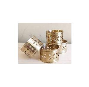 Rond de serviette plaqué or pour hôtels maison Vaisselle Rond de serviette en or Porte-anneaux de serviette Design antique Meilleure vente Rond de serviette Hot Seller - Product Image 2