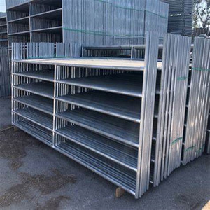 Panneaux de clôture pour bétail en métal rond de 10 pieds, revêtement poudré, norme canadienne, robustes, pour ferme d'élevage, chevaux - Product Image 5