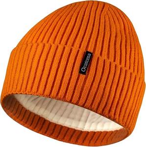 Gorro para hombres y mujeres, gorro cálido de invierno con puños, gorros de esquí suaves y cálidos, Unisex - Product Image 5