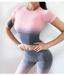 2025 mujeres de talla grande transpirable ecológico Fitness gimnasio Sudadera con capucha Casual manga corta Crop Top malla decoración nuevo diseño - Product Image 1