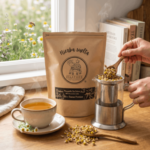 Tè alle Erbe alla Camomilla Scelezionato Haathee in Foglie Sfuse |   Sacchetto Doypack per Tè |   1 Chilogrammo di Grado Alimentare - Product Image 2