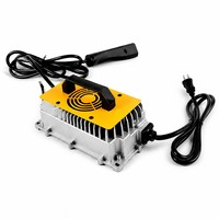 VOITATOP Chargeur de batterie embarqué 750W OBC Étanche IP67 12V-72V Détection automatique LiFePO4 pour Chariot de golf Chariot élévateur Marine Intelligent