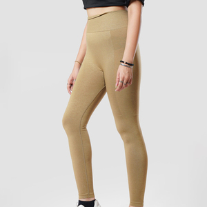 <b>Women's</b> Yoga <b>Leggings</b> 28 Inches High-Waist Tummy Control Quick Dry Features Custom Logo Workout Pants Pockets - Product Image 4