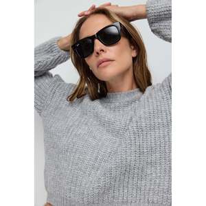 Women's <b>Vintage</b> Casual Knit <b>Jumper</b> Breathable Cardigan with Hoodie Full Sleeve 100% Acrylic Crocheted XS Size for Winter - Product Image 2