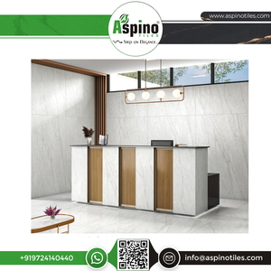 Azulejos interiores de porcelana esmaltada Digital de 1200x1800mm más vendidos, diseño moderno antideslizante de mejor grado de 9mm de espesor para escuelas - Product Image 5