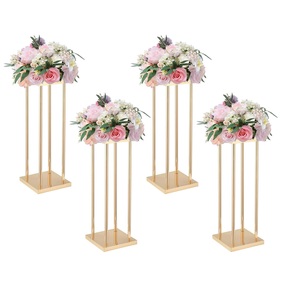 Prix bas. Pièce maîtresse désherbage décoratif métal or arc fleur toile de fond support toile de fond support métal. - Product Image 2