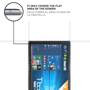 ฟิล์มกันรอยหน้าจอสำหรับแท็บเล็ตเทคลาสทีบุ๊ค 10 - Product Image 4