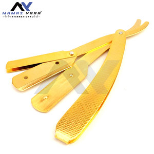 Navaja de Afeitar Premium para Hombre, de Acero Inoxidable, para Cortar Barbas Faciales, Plegable, Recta, Herramienta de Aseo para Uso en Casa o Salón - Product Image 6