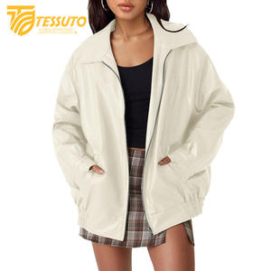 Abrigos de invierno para mujer, abrigo grueso de piel de oveja auténtica, chaqueta de cuero para mujer, chaqueta de aviador, chaquetas de piel de oveja para mujer - Product Image 2