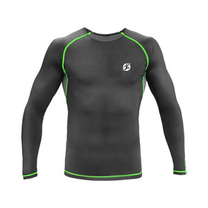 Camisetas de Compresión para Hombre Ecológicas de Alta Calidad, Poliéster/Nailon, Transpirables, de Secado Rápido, Camisetas de Compresión Deportivas, Largas - Product Image 1