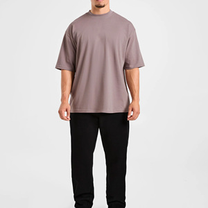 เสื้อยืดโอเวอร์ไซส์สำหรับผู้ชายไซส์ใหญ่ ดีไซน์ใหม่ รับผลิตตามแบบ (OEM) เสื้อผ้าฤดูร้อน ขายส่ง MOQ ต่ำ - Product Image 3