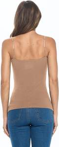 Camisole en dentelle respirante extensible pour femmes, 100% coton, silhouette lisse, texture douce, séchage rapide, coupe décontractée, coupe moderne, minimaliste - Product Image 4