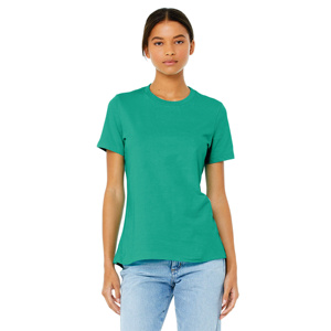 Camiseta de Mujer Personalizada con Logotipo Estampado, Estilo Urbano Informal, 100% Algodón, Lisa, de Manga Corta - Product Image 1