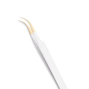 Pinzas Profesionales de Acero Inoxidable para Pestañas, con Mango Antideslizante Duradero, Herramienta Personalizable OEM, Precisión para las Pestañas - Product Image 6