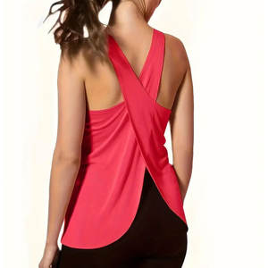 À la mode personnalisé vente chaude grande taille femmes débardeurs coton/fibre de bambou respirant couleur unie basique débardeurs femmes - Product Image 2