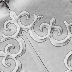 Veste d'hiver à capuche en cuir blanc pour homme, personnalisable avec logo, style urbain, col montant, respirante, avec lettrage – Vente en gros OEM de haute qualité - Product Image 3