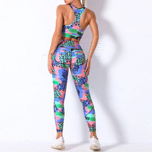 Nouvel arrivage d'entraînement sur mesure Ensemble de yoga pour femmes Meilleur prix bas quantité minimale de commande Ensemble de yoga sur mesure - Product Image 2