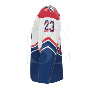 Maillot de hockey sur glace de conception récente pour une utilisation en extérieur / Nouveau style de maillot de hockey sur glace au prix le plus bas - Product Image 4