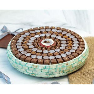 Arabian Wholesale Mother of Pearl <b>Chocolate</b> Bowl Black Seashell Inlay <b>Chocolate</b> Serving Bowls for <b>Ramadan</b> Eid Mubarak - Product Image 4