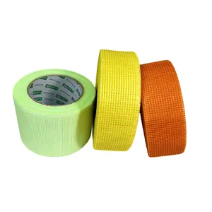 65g Self-adhesive Fiberglass Mesh Tape 50mm X 90m Self-adhesive Fiberglass Mesh Tape Fiberglass Mesh With Adhesive