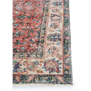 Alfombra de Lana Anudada a Mano Estilo Vintage, Patrón de Medallón Rojo y Naranja, Gran Tamaño 9x12 para Decoración de Sala de Estar, Nombre del Producto: Pae-2641 - Product Image 4