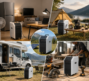 Fuente de Energía Portátil <span class=keywords><strong>para</strong></span> Exteriores de 3500W 5000W, Estación de Energía Integrada Portátil <span class=keywords><strong>para</strong></span> Acampar al Aire Libre, Viajes, Emergencias en el Hogar - Product Image 3