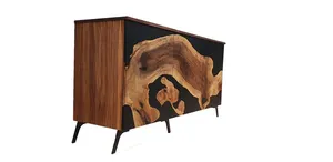 Aparador de Madera Maciza Multiusos Personalizable de Estilo Moderno Clásico y Lujoso para Sala de Estar, Oferta Especial - Product Image 4