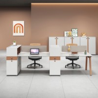 Bureau moderne Bureau d'ordinateur Table de bureau de direction personnalisable Mobilier de bureau Poste de travail de la cabine Tables