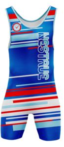 Maillot de musculation unisexe personnalisé pour hommes, design par sublimation, polyester et élasthanne respirant à séchage rapide - Product Image 2