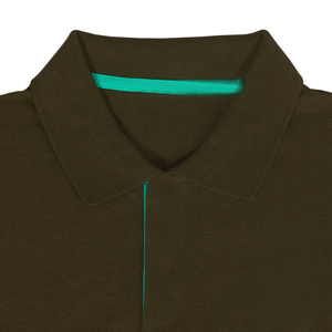 Alta calidad transpirable hombre verano manga corta media manga bordada hombres camiseta polos, camiseta polo - Product Image 4