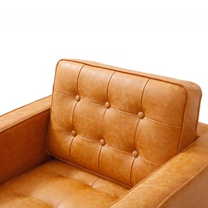 Fauteuil individuel de luxe avec revêtement capitonné en velours, design moderne Wabi-Sabi, chaise confortable pour bureau à domicile - GSD68034 - Product Image 4