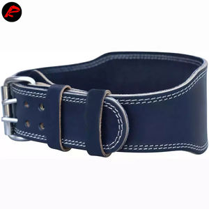 Cuero de vaca pesado Transpirable Levantamiento de pesas Entrenamiento Body Building Gym Power Belt Fuerza Levantamiento Doble Power Belt - Product Image 5