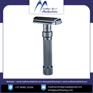 Rasoir de sécurité réglable pour hommes, dernière marque, qualité supérieure, en acier inoxydable, à lame unique, de couleur personnalisée - Product Image 2