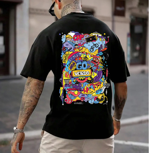 T-shirt unisexe à manches courtes en jersey, col rond, imprimé par transfert thermique, personnalisable avec marque et logo, haute qualité à prix abordable - Product Image 3