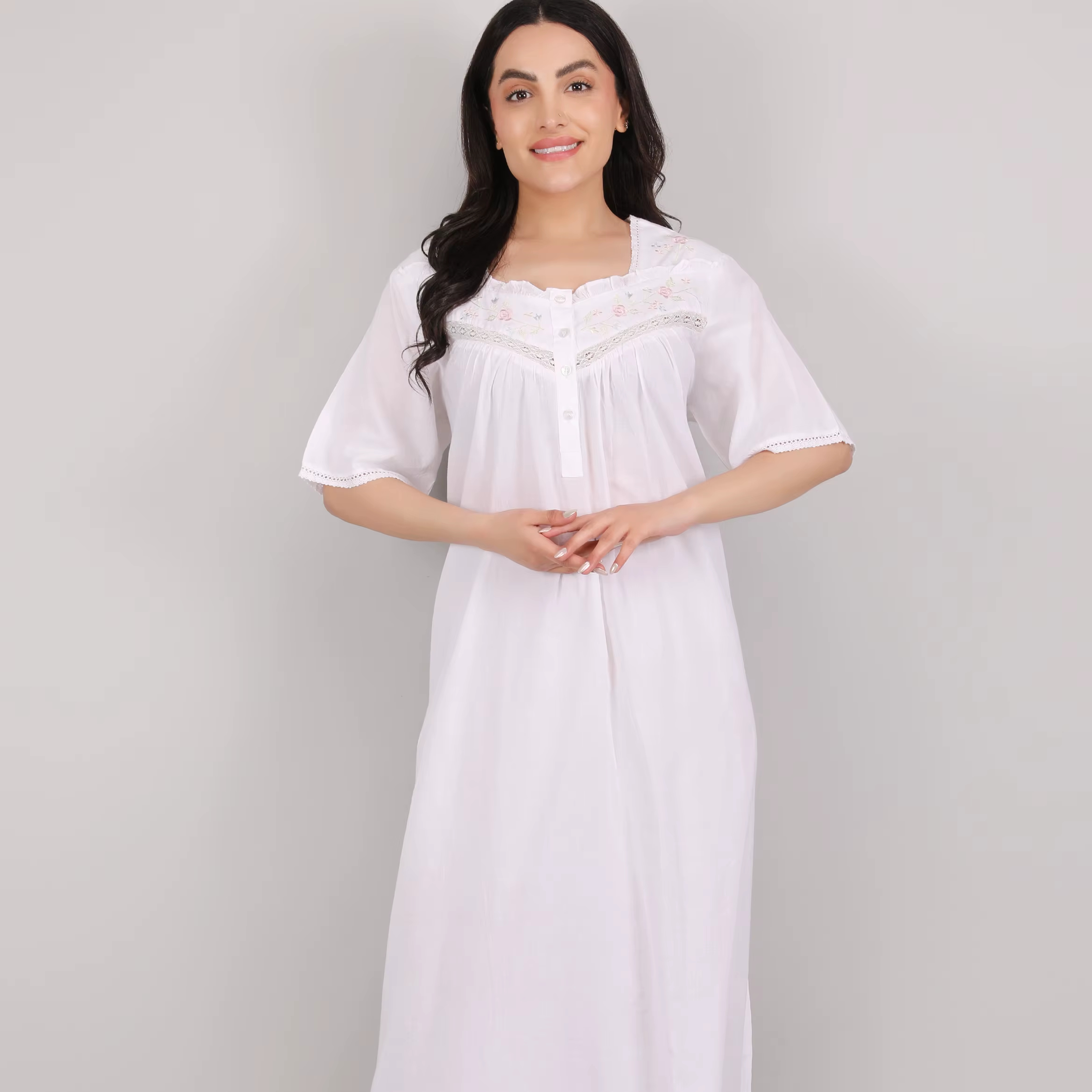 knee length dresses for ladies Buy Premium Cotton Nighties for Women Online in India-VogPap