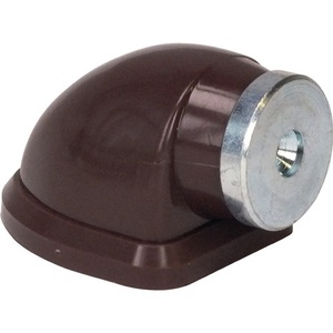 Magnetic Door <b>Stopper</b> 38mm Plastic Brown Dowel Mounting SCHNEGEL - Product Image 1
