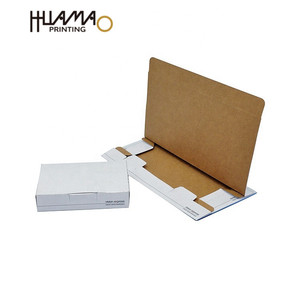 Caja de embalaje plegable plana impresa a todo color con estructura de fondo automático para envío de lentes de contacto y gafas de óptica. - Product Image 3